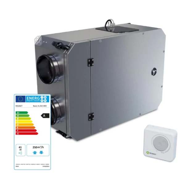 Reqnet Basic H.250 HRV hővisszanyerős szellőztetőgép